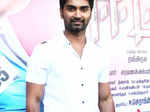 Atharvaa arrives for the audio launch