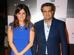 Simone Khan Aora and Ajay Arora during the former's store anniversary