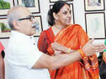 Rakesh Agarwal with Jaya Jaitley