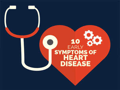 10 early symptoms of heart disease