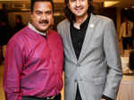 BNS Reddy and Ricky Kej pose for a photo