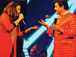 Deepa and Udit Narayan perform during Carnival Legends Forever