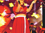 Shruti Pathak performs during Carnival Legends Forever