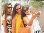 Neha, Jasmine and Ruchika take a selfie