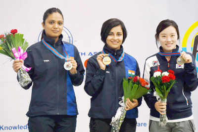 Heena Sidhu, Shweta Singh win gold and silver at Asian AirGun Championship