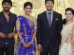 Celebs pose with Vijayalakshmi and Feroz