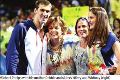 MAKING OF A LEGEND: Mother, sisters help create Phelps phenom