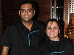 Garima poses with chef Gaggan