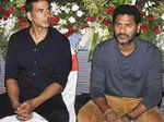 Akshay Kumar and Prabhu Dheva at the special screening