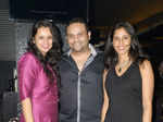Ritika, Ajay and Tharini during a party