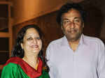 Niraj Bajaj with wife during the play