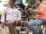 On the sets of Bollywood movie JD