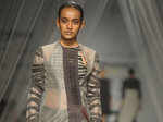 A model walks the ramp