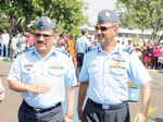 Air Marshal P.P.Khandekar and AVM Praveen Bhatt during the Air Fest