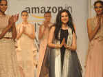 Designer Kavita Bhartia with models