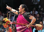 Teejan Bai performs during the Chhattisgarh Mahotsav