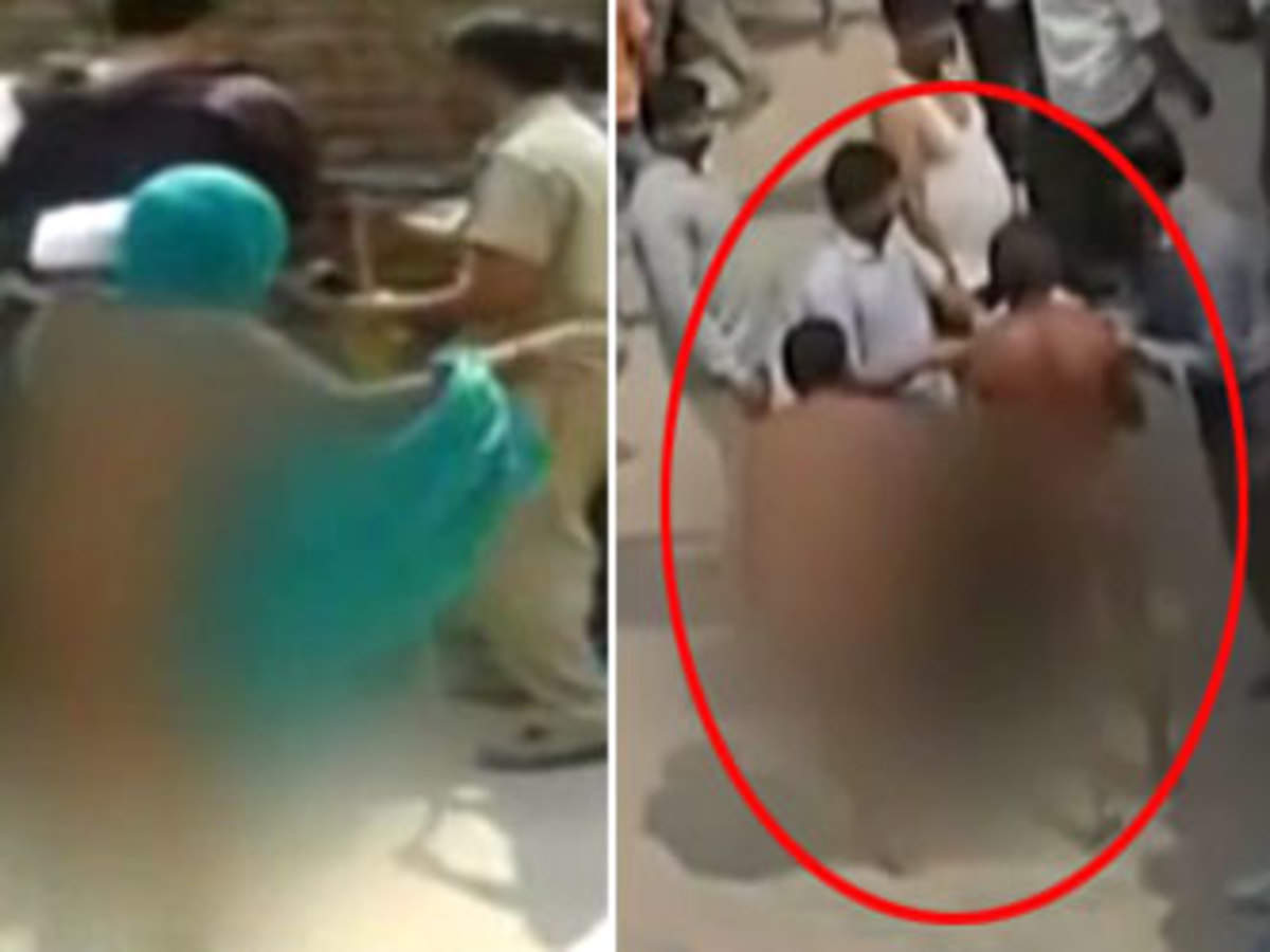 Greater Noida: 2 youth, woman stage nude protest over police inaction |  News - Times of India Videos