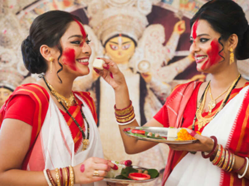 bengali durga puja dress