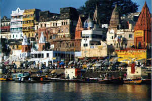 The sacred ghats of Varanasi