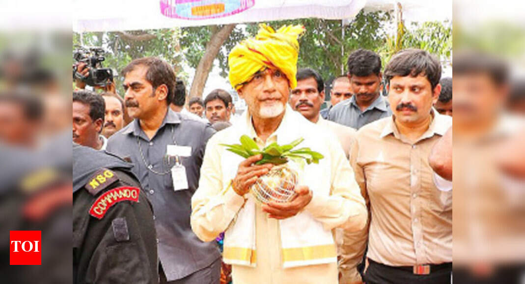 Amaravati Andhra capital ceremony Preparations underway in full swing