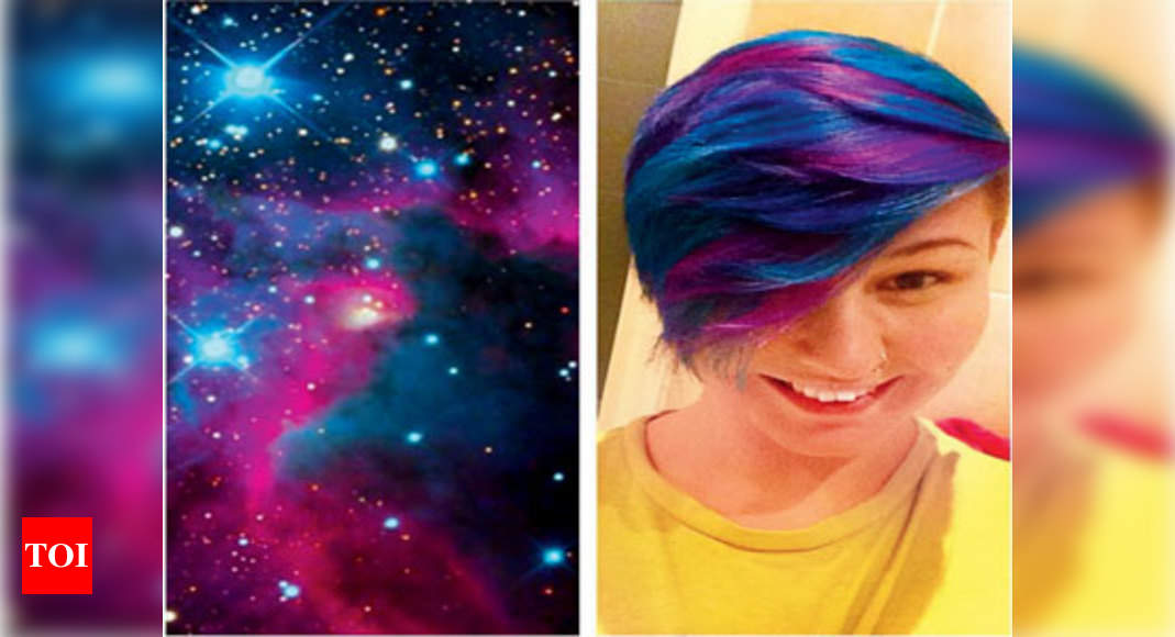 Will you colour your hair in shades of the galaxy? - Times of India