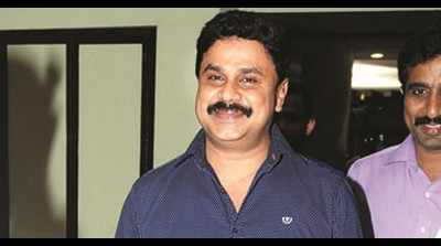 Spotted Dileep at Nadirshah's upcoming film, Amar Akbar Anthony's audio launch at Kochi