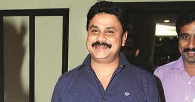 Spotted Dileep at Nadirshah's upcoming film, Amar Akbar Anthony's audio launch at Kochi