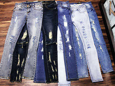 Shredded denims, the hottest addition to Kolhapur youth’s wardrobes