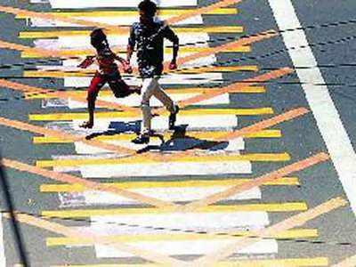 Coming Soon Tabletop Pedestrian Crossings In Chennai Chennai News Times Of India