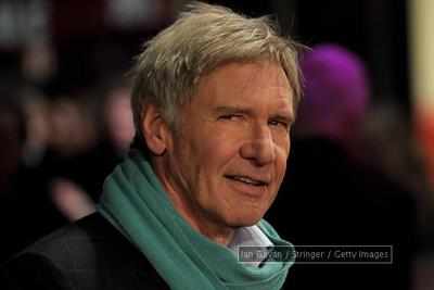 Harrison Ford makes surprise helicopter landing at a wedding