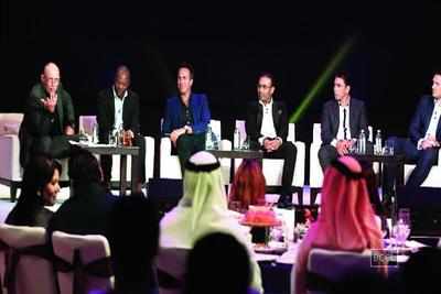 Brian Lara and Virender Sehwag attend Masters Champions League dinner in Dubai