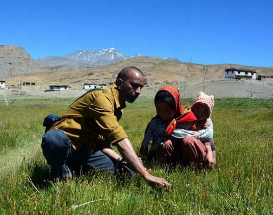 Collect sea fossils near Langza