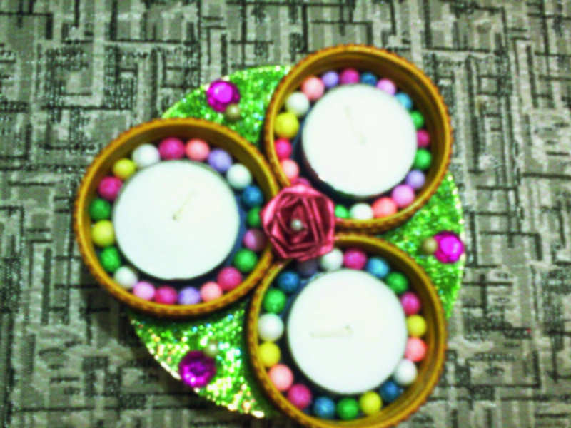 Make your own decorative diyas this Diwali