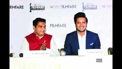 Riteish Deshmukh launches the first Filmfare Awards for Excellence in Marathi Cinema in Mumbai