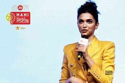 Deepika Padukone attends Jio MAMI 17th Mumbai Film Festival