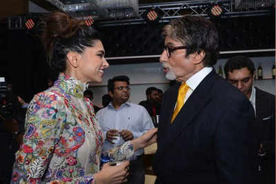 Deepika Padukone and Amitabh Bachchan let bygones be bygones | Hindi ...