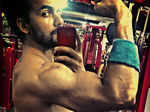 Ankit Raaj clicks a gym selfie