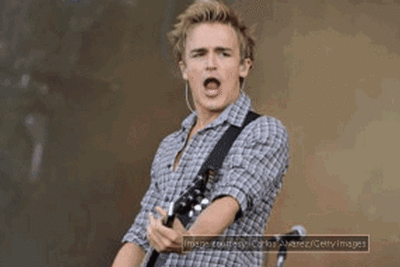 Tom Fletcher attends Hogwarts in the Snow tour
