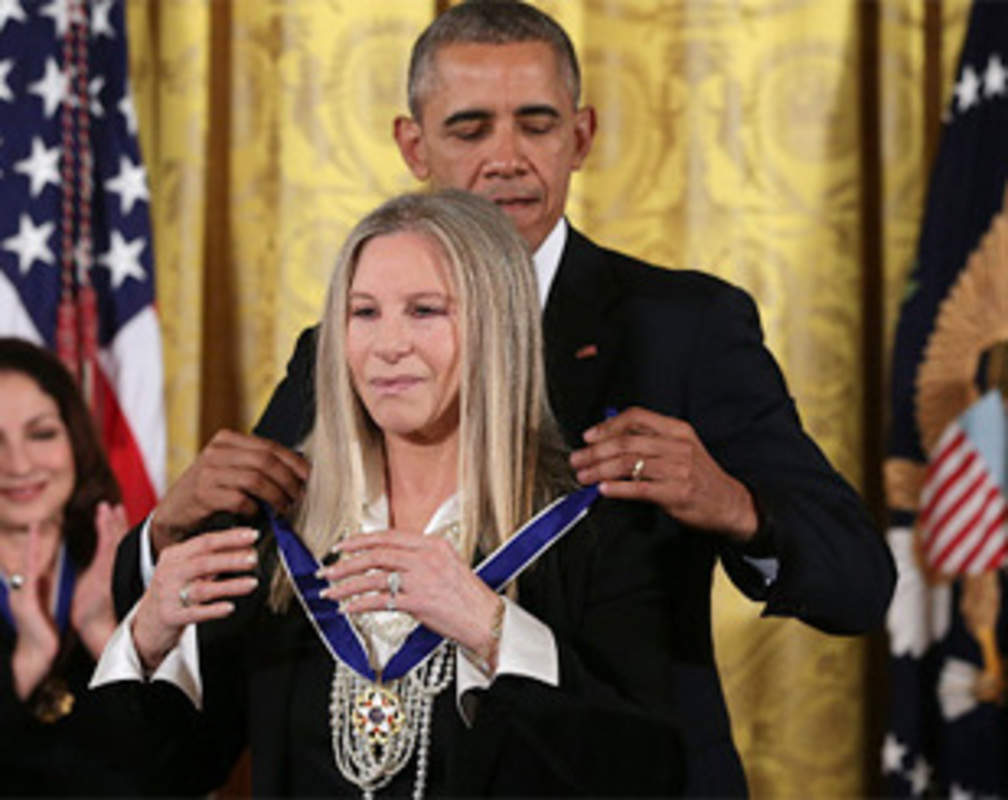 
Obama honours Streisand, Spielberg in Washington
