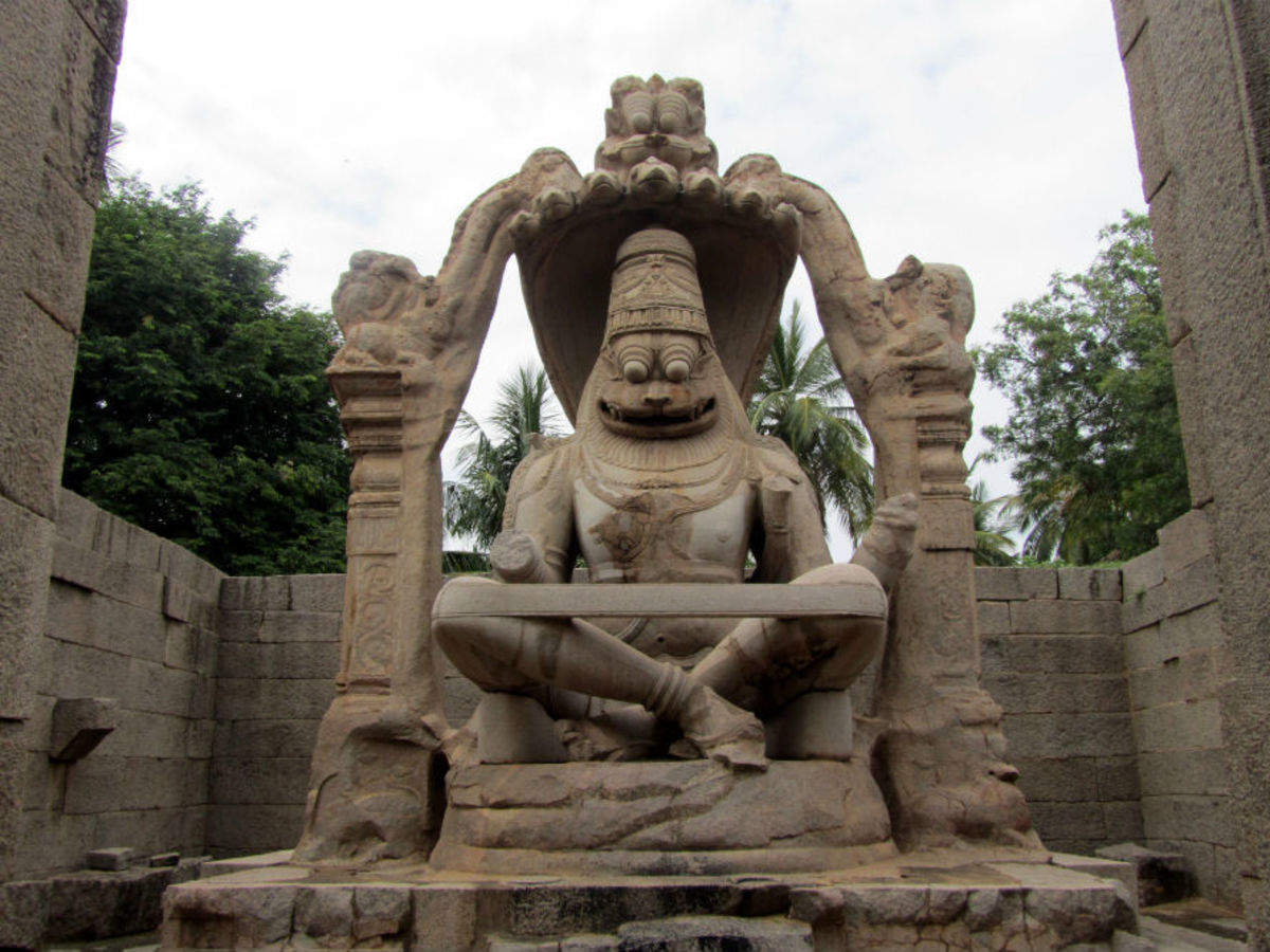 Ugra Narasimha Swamy Statue - Hampi: Get the Detail of Ugra ...