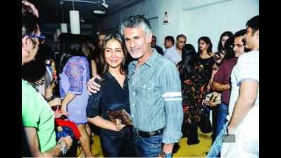 Kim Sharma attends Moroccan-themed party at Olive Bar & Kitchen in Mumbai