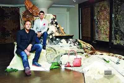 Varun Bahl and Ayush Choudhary launch Baroque Garden collection in Mumbai