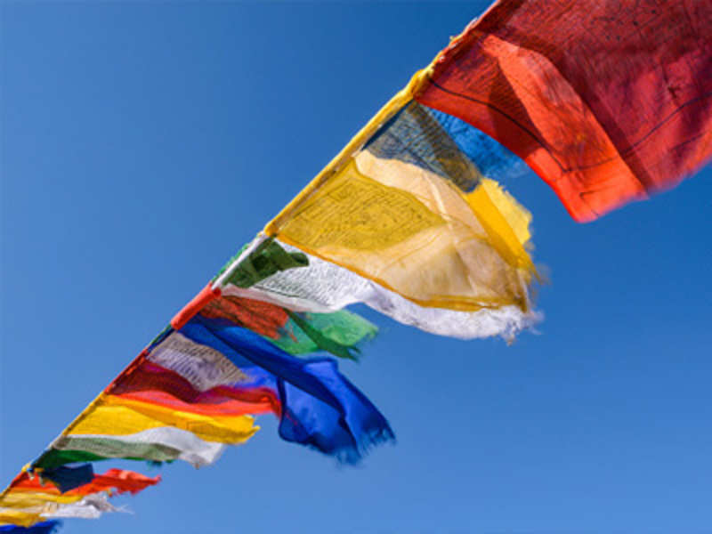 Decoding Buddhist prayer flags - Times of India