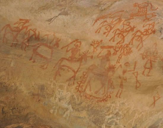 Prehistoric art at Bhimbetka - Madhya Pradesh: Get the Detail of ...