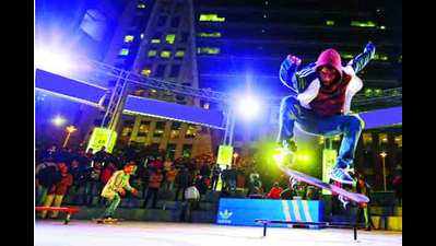 Skateboarding event organised in Gurgaon