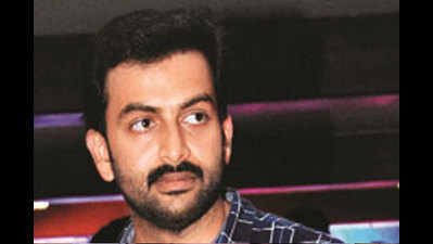 Spotted Prithviraj during Pavada audio launch in Kochi