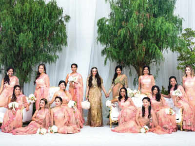 Now desi weddings include bridesmaids groomsmen Times of India