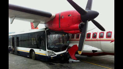 Costly crash: ‘Napping’ Jet Airways bus driver wrecks Air India plane at Kolkata airport