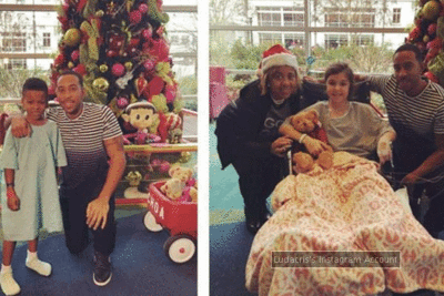 Ludacris turns Santa for Children's hospital