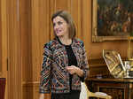 Queen Letizia attends audiences